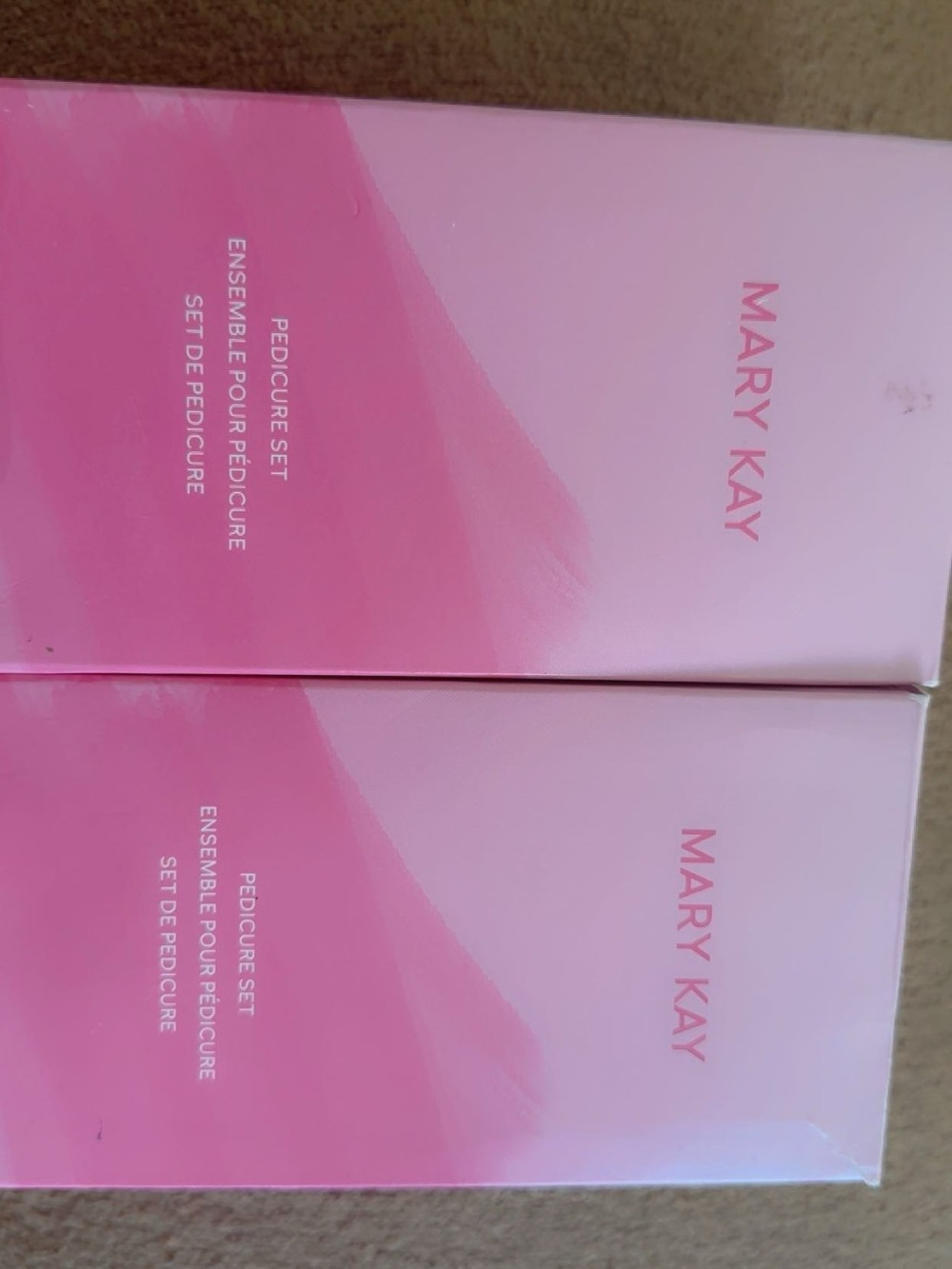 Mary Kay Pink Pedicure Set Duo - Signature Pink Packaging